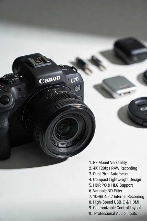exploring canon c70 features