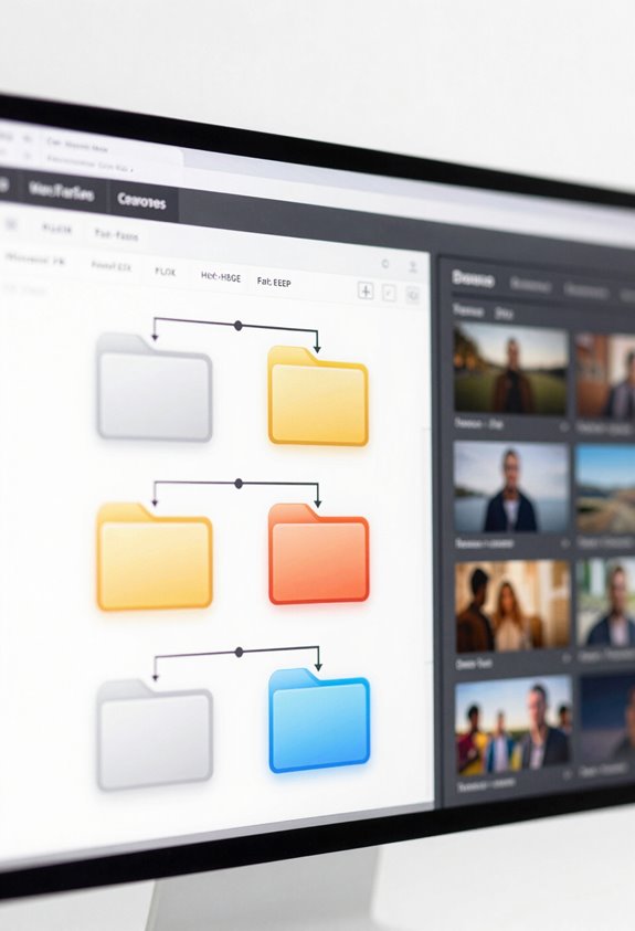 organizing video clips efficiently