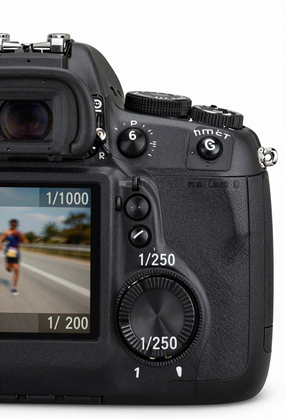 shutter speed influences motion clarity
