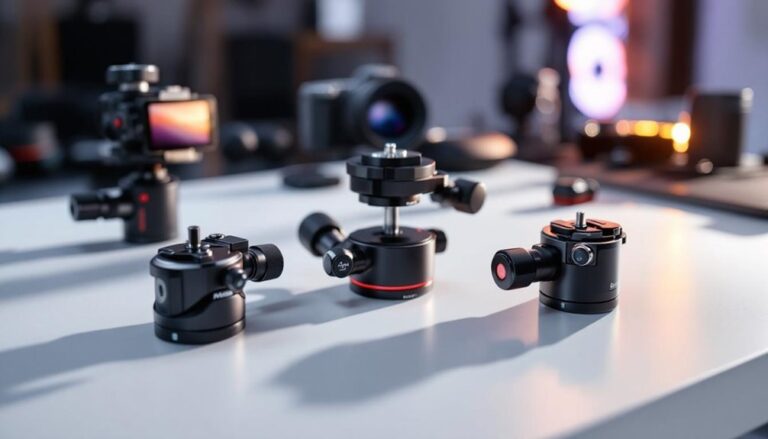 smooth filming tripod heads