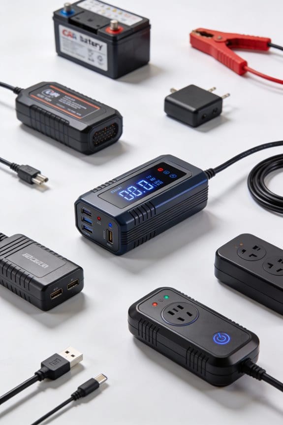 top car battery chargers