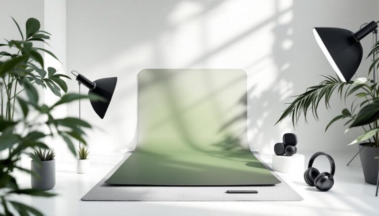 top pop up green screens
