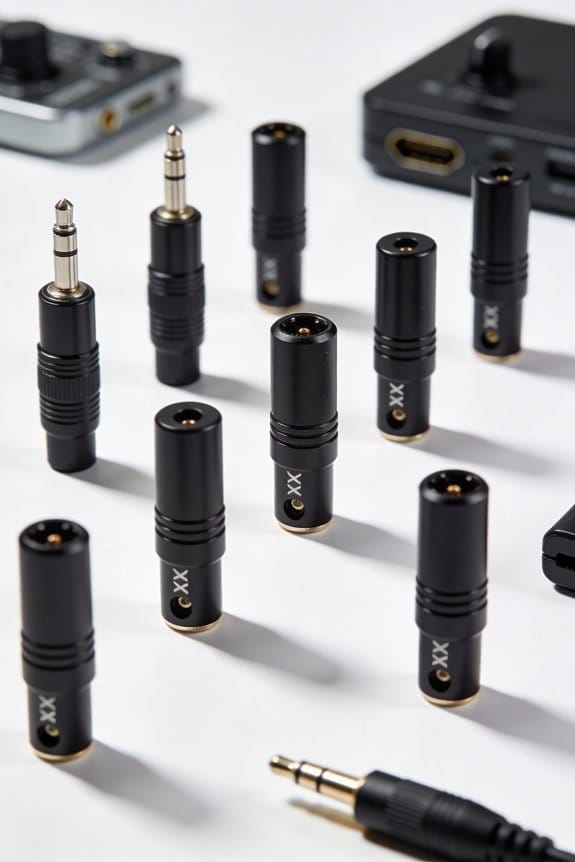 top xlr to 3 5mm adapters